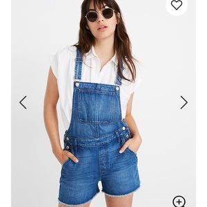 Madewell Adirondack short overalls